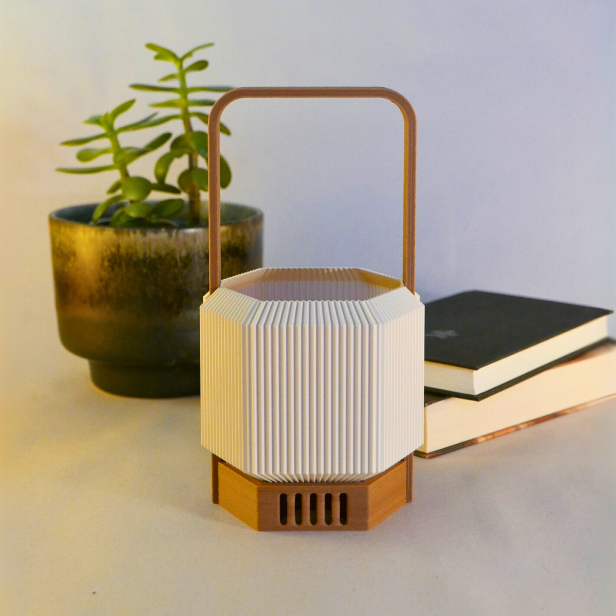 Lámpara de mesa con asa | pack de 2 | HEXA DOS mini - Imagen 5