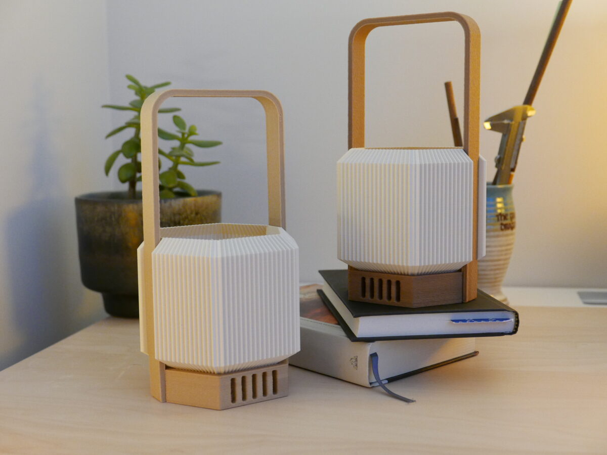 Lámpara de mesa con asa | pack de 2 | HEXA DOS mini - Imagen 7